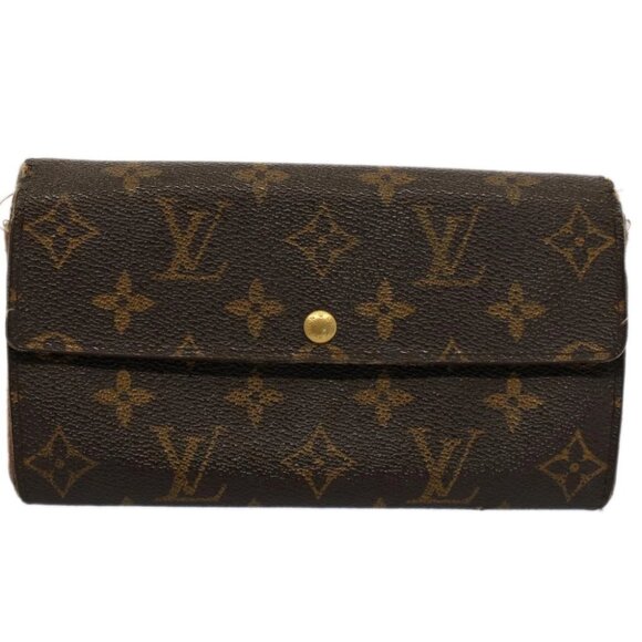 LOUIS VUITTON Monogram Pochette Porte Monnaie Credit Wallet M61725 Auth 53296 - Picture 14 of 16